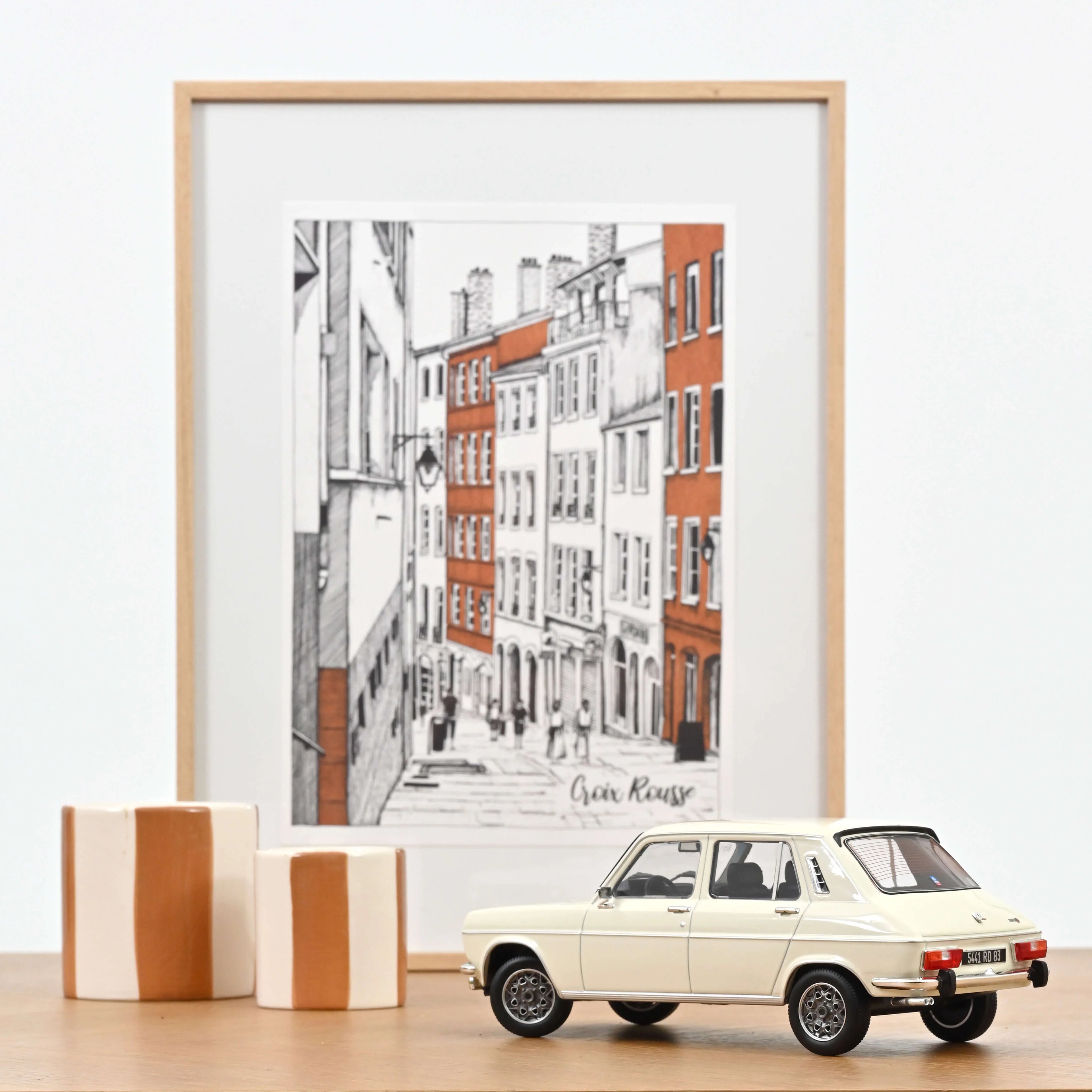 Simca 1100 Ti 1975 Tacoma White 1:18 - 300pcs