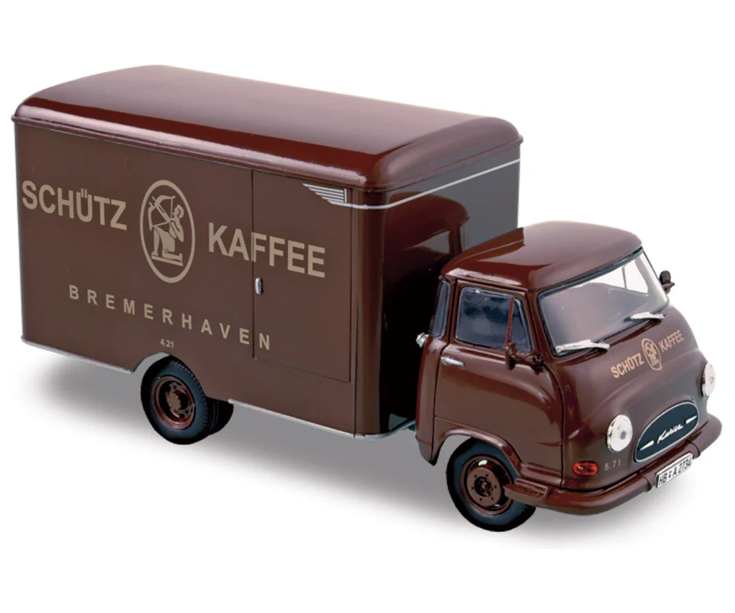 Hanomag Kurier Kofferwagen Schützkaffee 1960 1:43