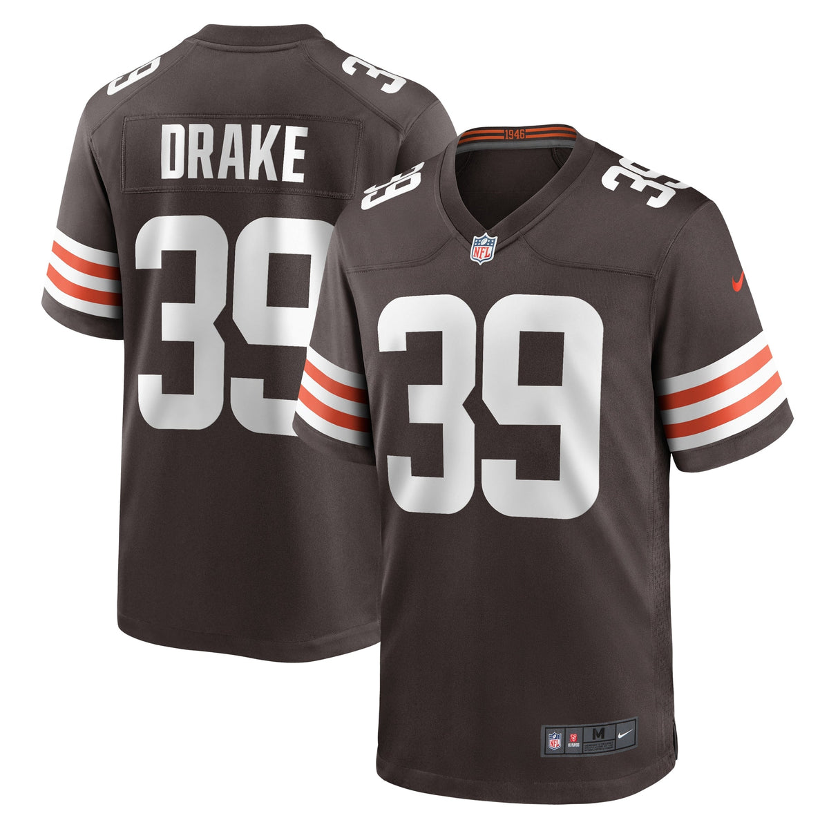 Kenyan Drake Cleveland Browns Nike  Game Jersey -  Brown