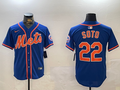 Men's New York Mets Juan Soto #22 Royal Alternate Replica Player Jersey