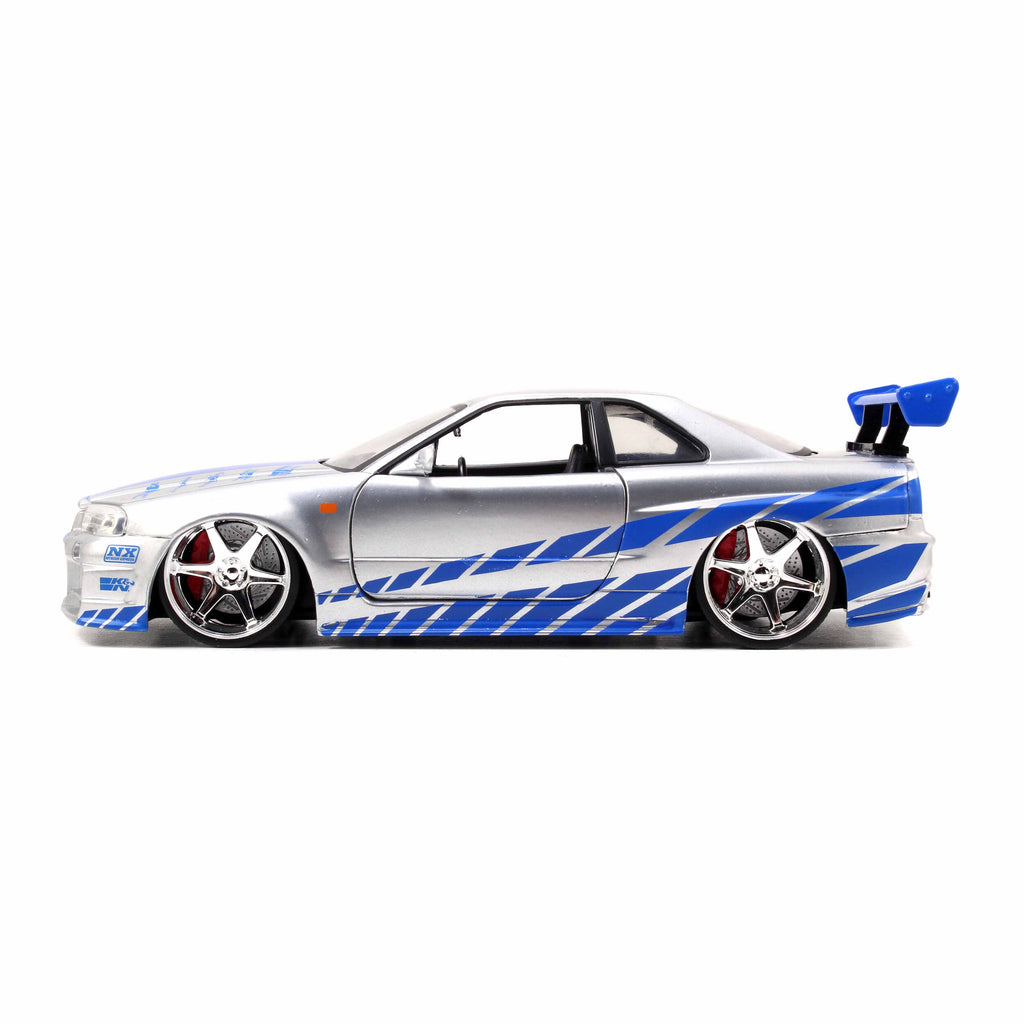 Nissan Skyline GT-R Grey Fast and Furious 2002 1:24