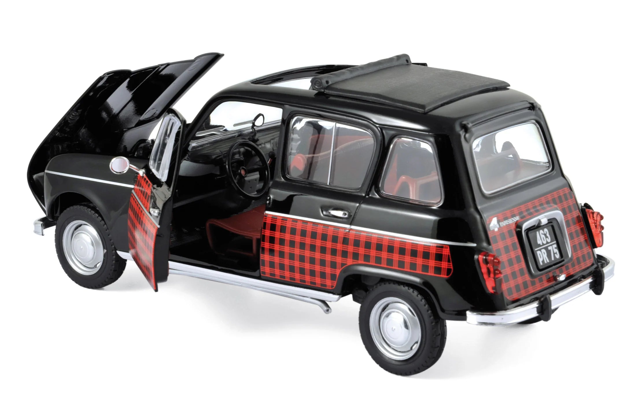 Renault 4 Parisienne 1964 Black&Red 1:18