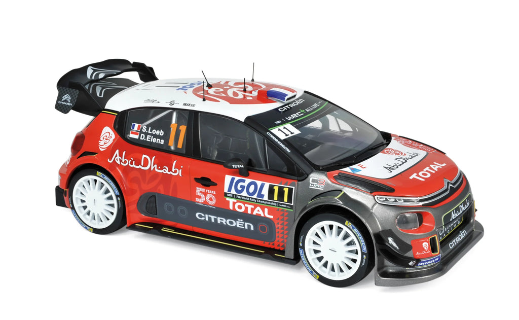 Citroën C3 WRC 2018 Rallye Korsika 2018 11 S.Loeb/D.Elena 1:18