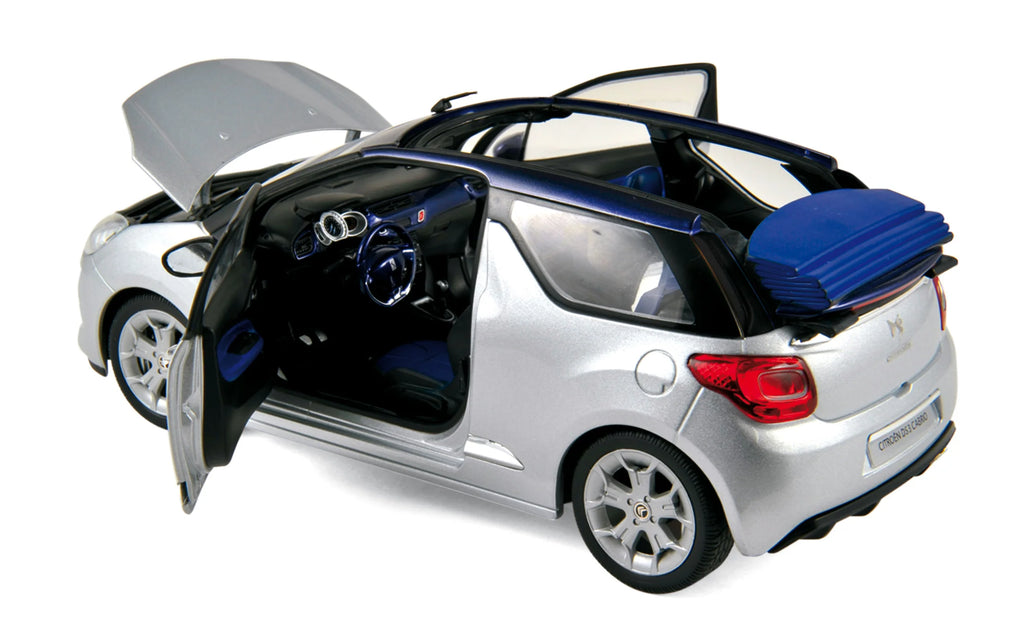 Citroën DS3 Cabrio 2013 Aluminium Grey&Infini Blue 1:18