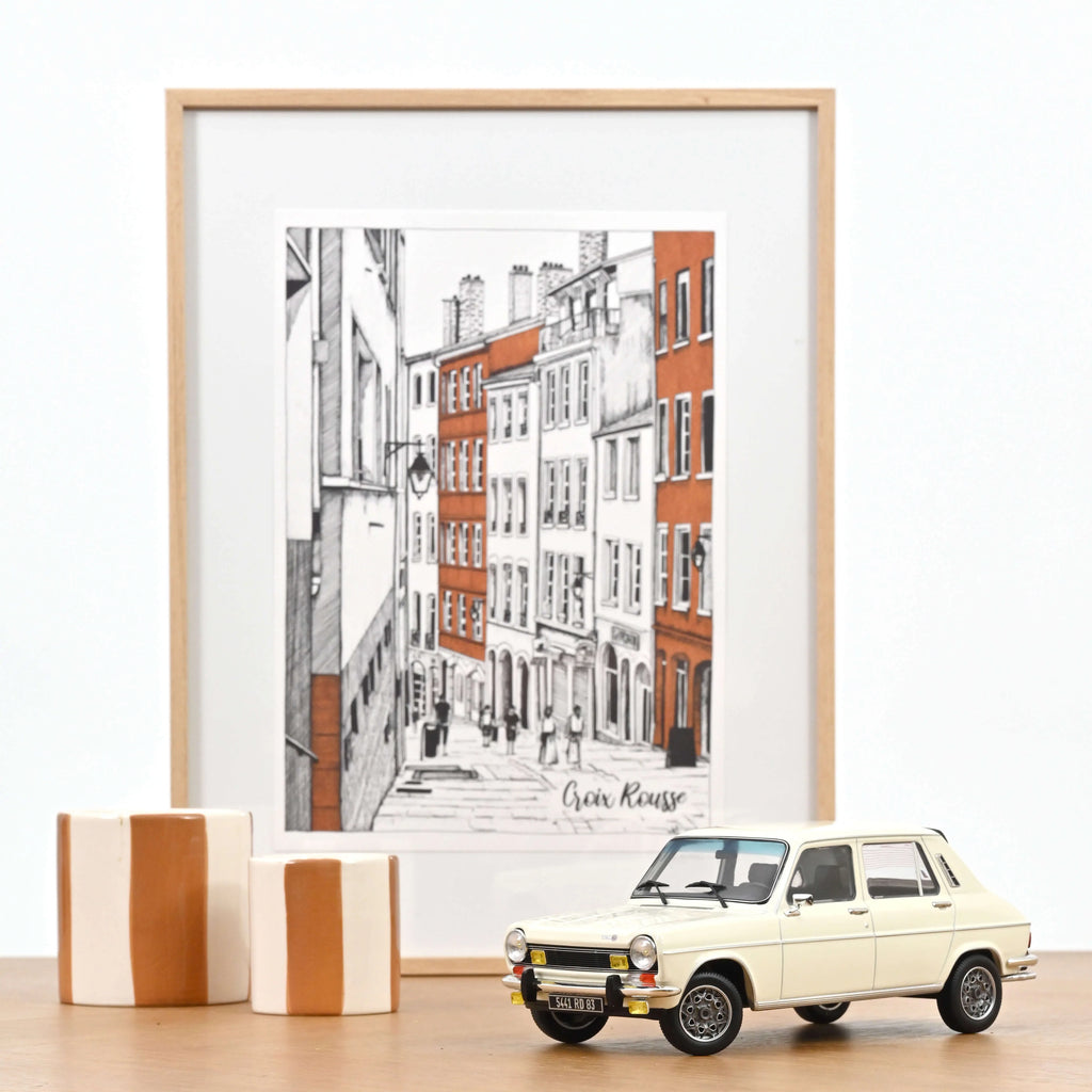 Simca 1100 Ti 1975 Tacoma White 1:18 - 300pcs
