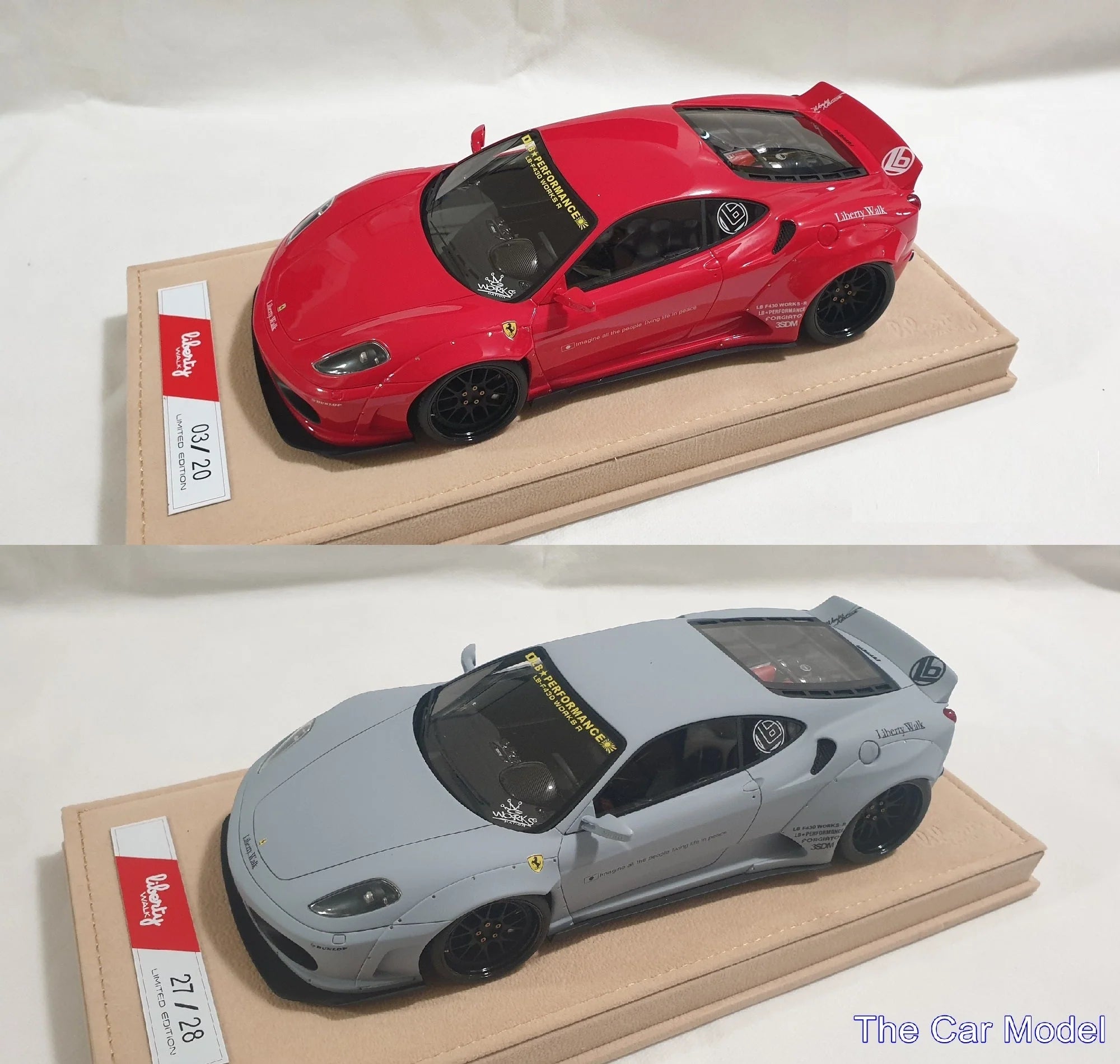 Ferrari 430 Liberty Walk LB Performance (Red, Zero Fighter) by LB Work