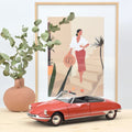 Citroën DS 19 Convertible 1961 Corail Red 1:18