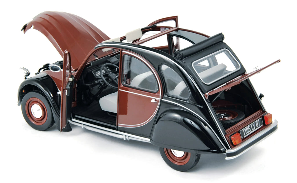 Citroën 2CV Charleston 1982 Delage Rouge et Noire1/18