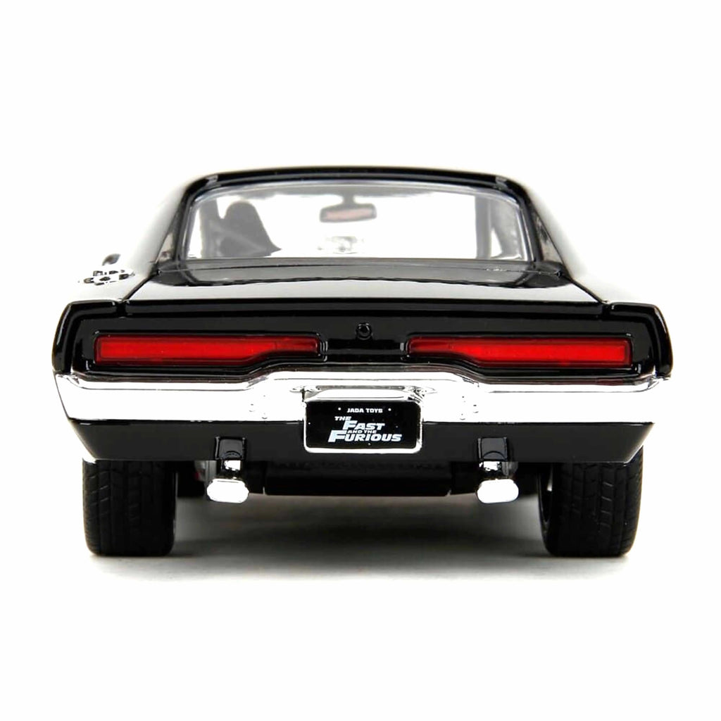 Dodge Charger mit Dom-Figur Schwarz Fast&Furious 1970 1:24