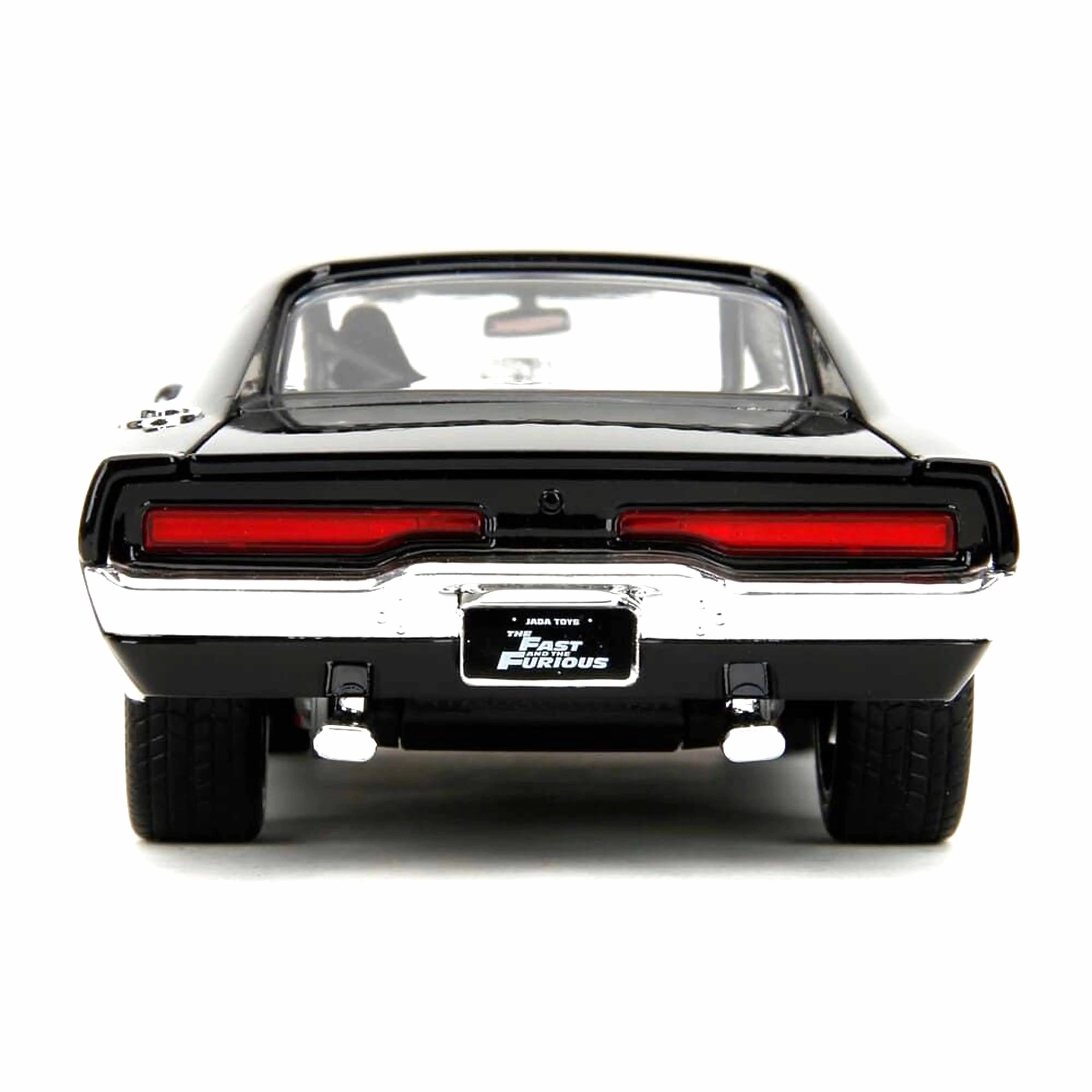 Dodge Charger with Dom's figure Black Fast&Furious 1970 1:24
