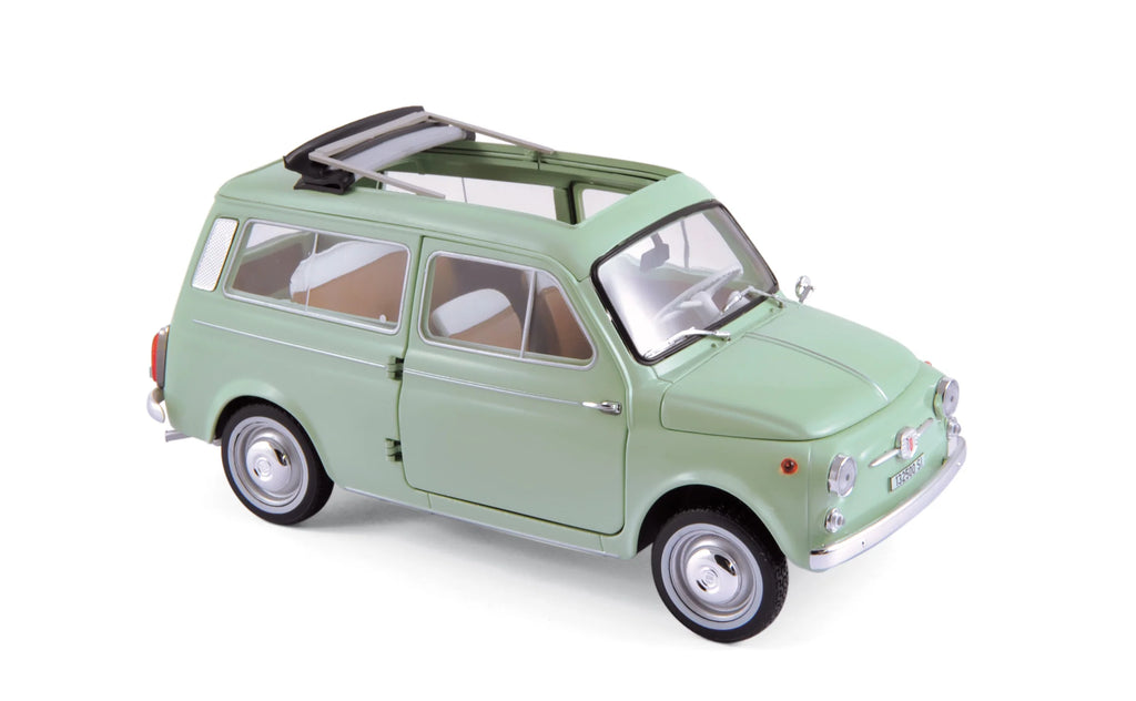 Fiat 500 Giardiniera 1962 Light Green 1:18