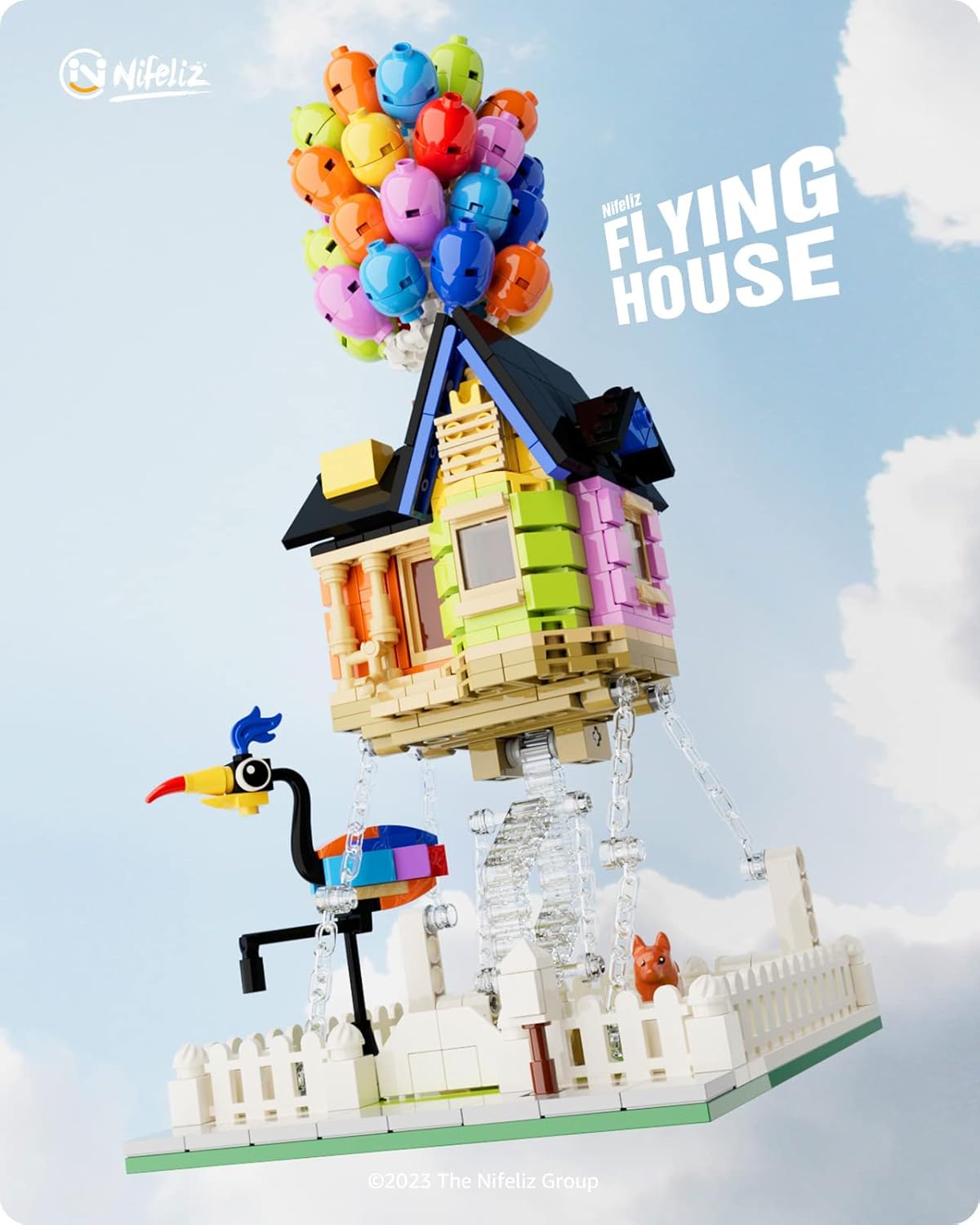 Nifeliz Up Balloon House (635 PCS, NF10519)