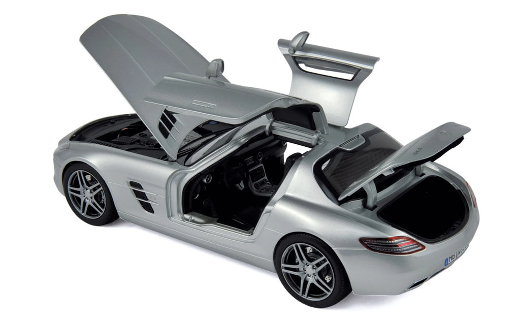 Mercedes-Benz SLS AMG Coupe 2010 Grey metallic 1:18