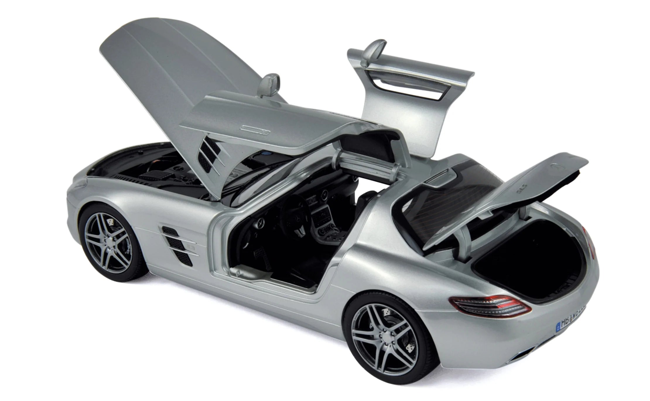 Mercedes-Benz SLS AMG Coupe 2010 Grey metallic 1:18