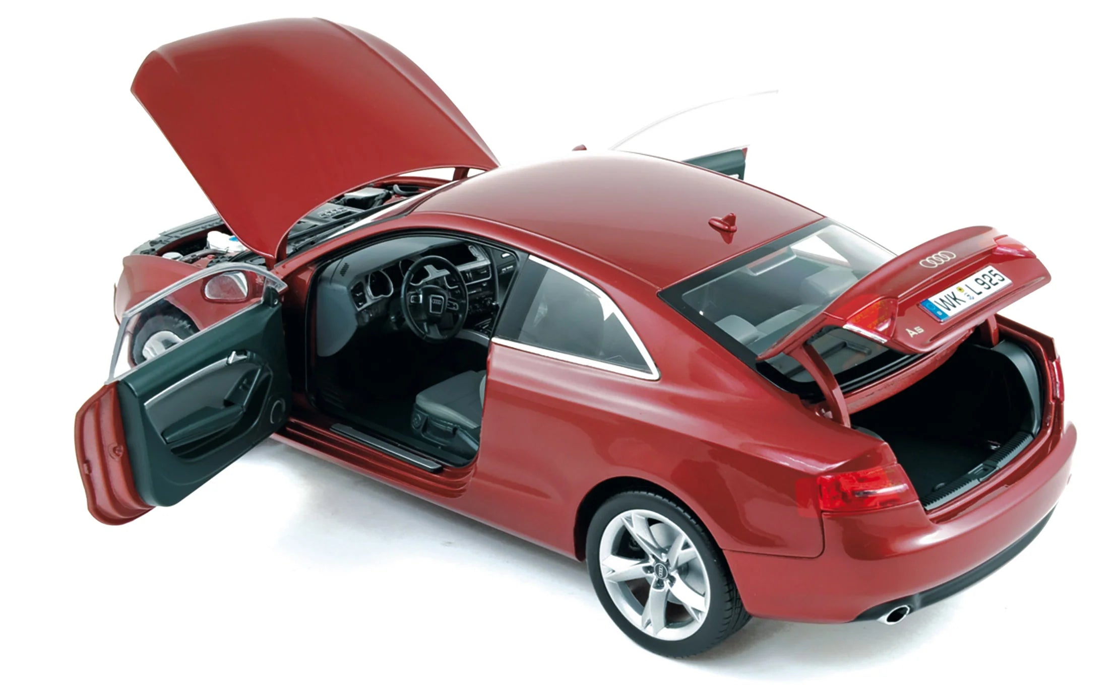 Audi A5 Coupe 2007 Grana Red 1:18