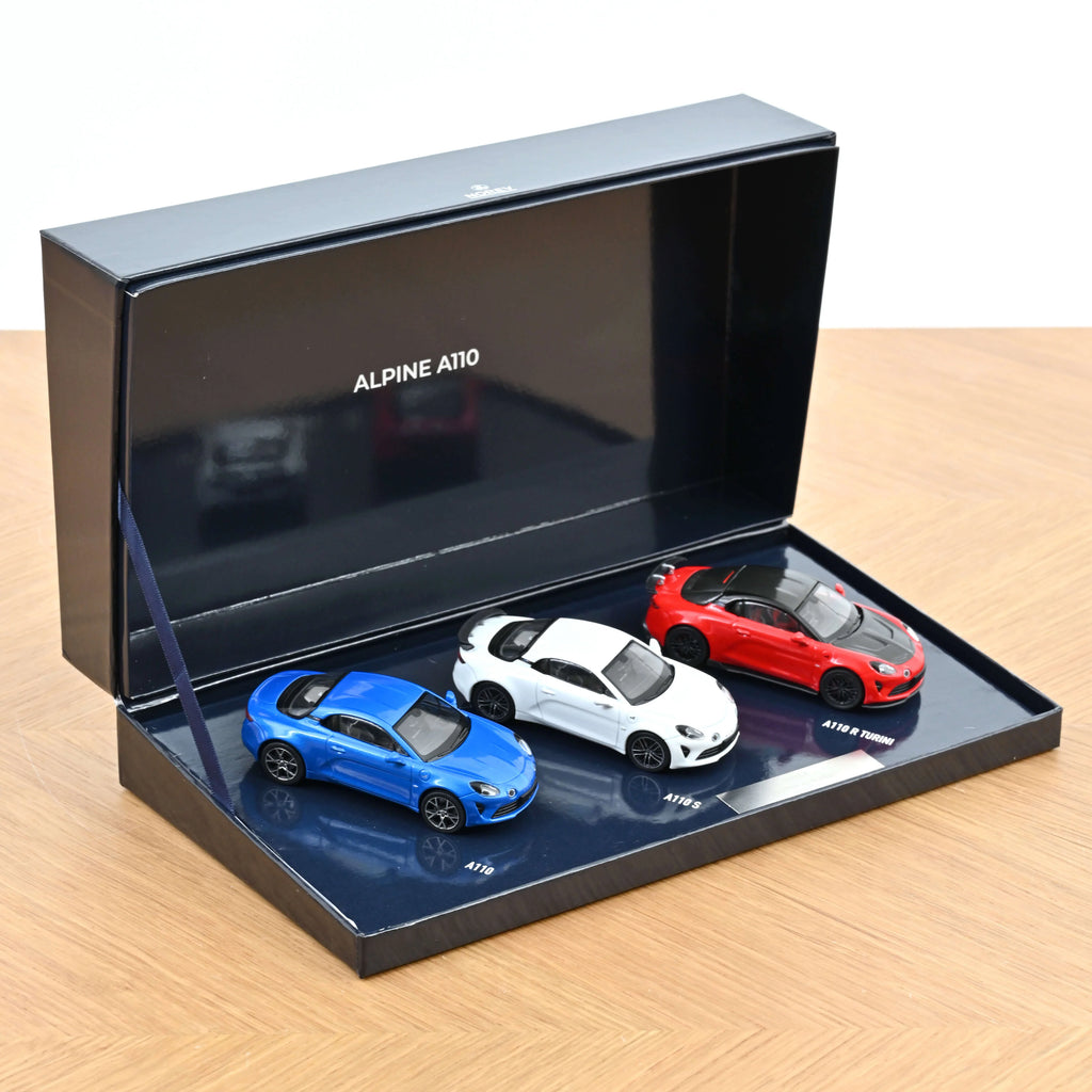 Geschenkbox Alpine A110 2025 Farben der französischen Flagge 1:43 - 500 Stk