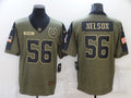 Men's Indianapolis Colts Quenton Nelson #56 Brown Alternate Game Jersey1