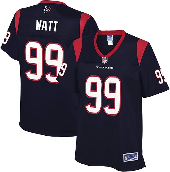 NFL PRO LINE Women's J.J. Watt Navy Houston Texans Player Team Jersey