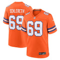 Mark Schlereth Denver Broncos Nike Mile High Collection 1977 Throwback Retired   Game Jersey - Orange