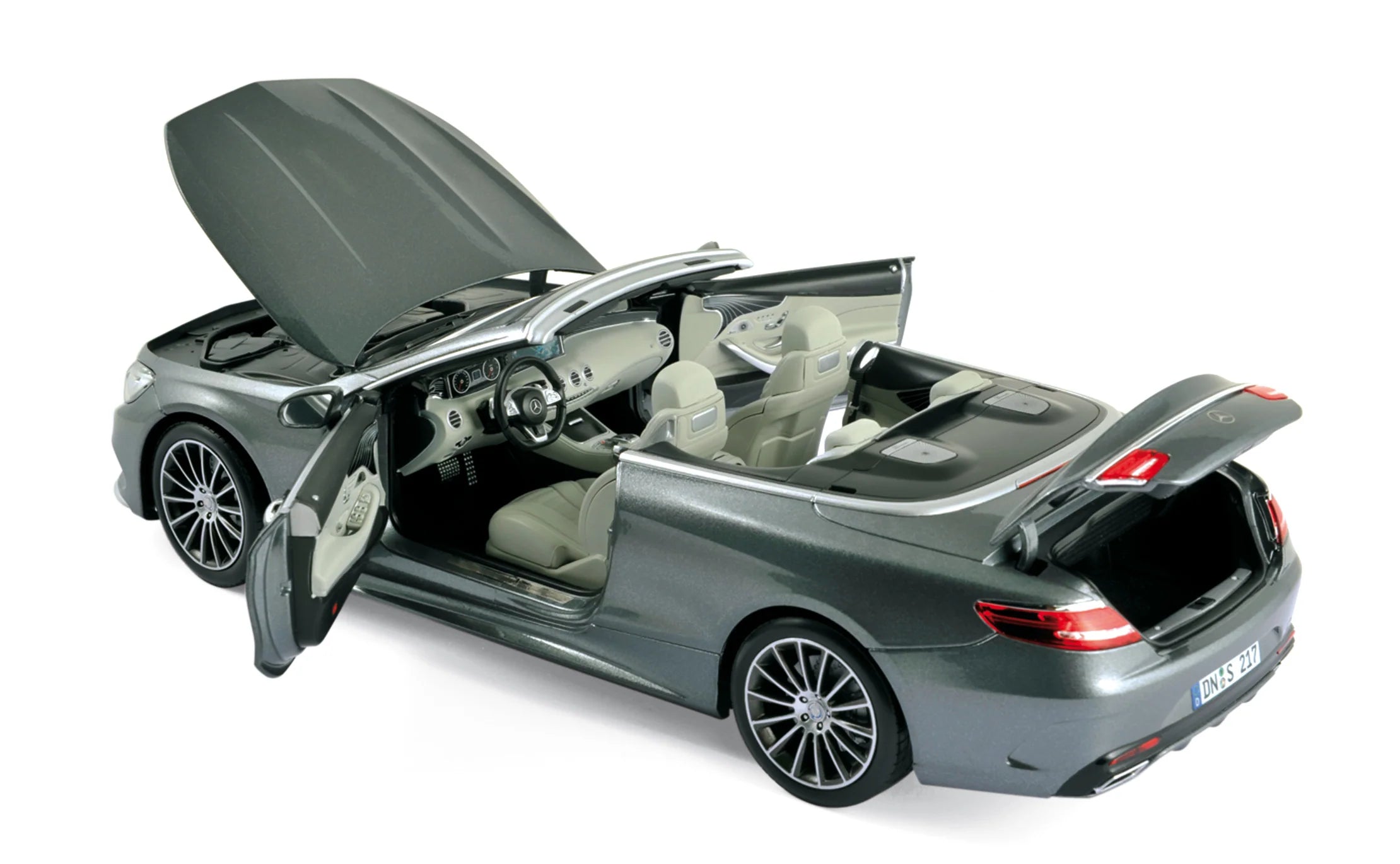 Mercedes-Benz S-Class Convertible 2015 Grey metallic 1:18