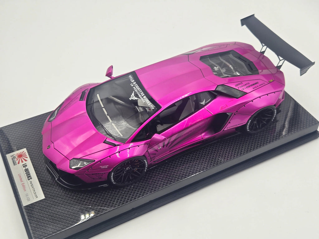 Lamborghini Aventador LP700-4 Liberty Walk Performance, Flash Pink on Carbon Base - Limited 20 pcs by LB Work
