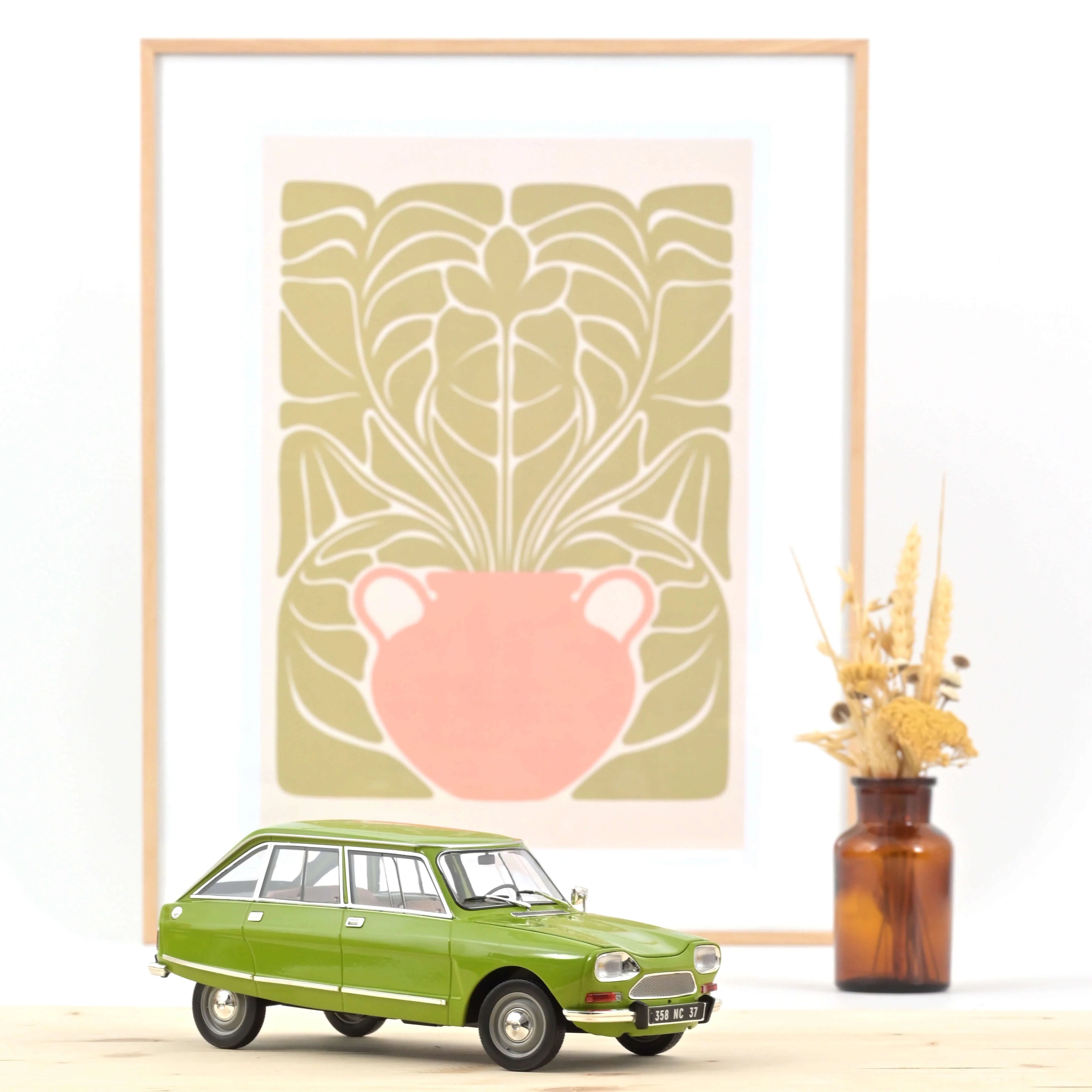 Citroën Ami 8 Club 1969 Vert Iris 1:18