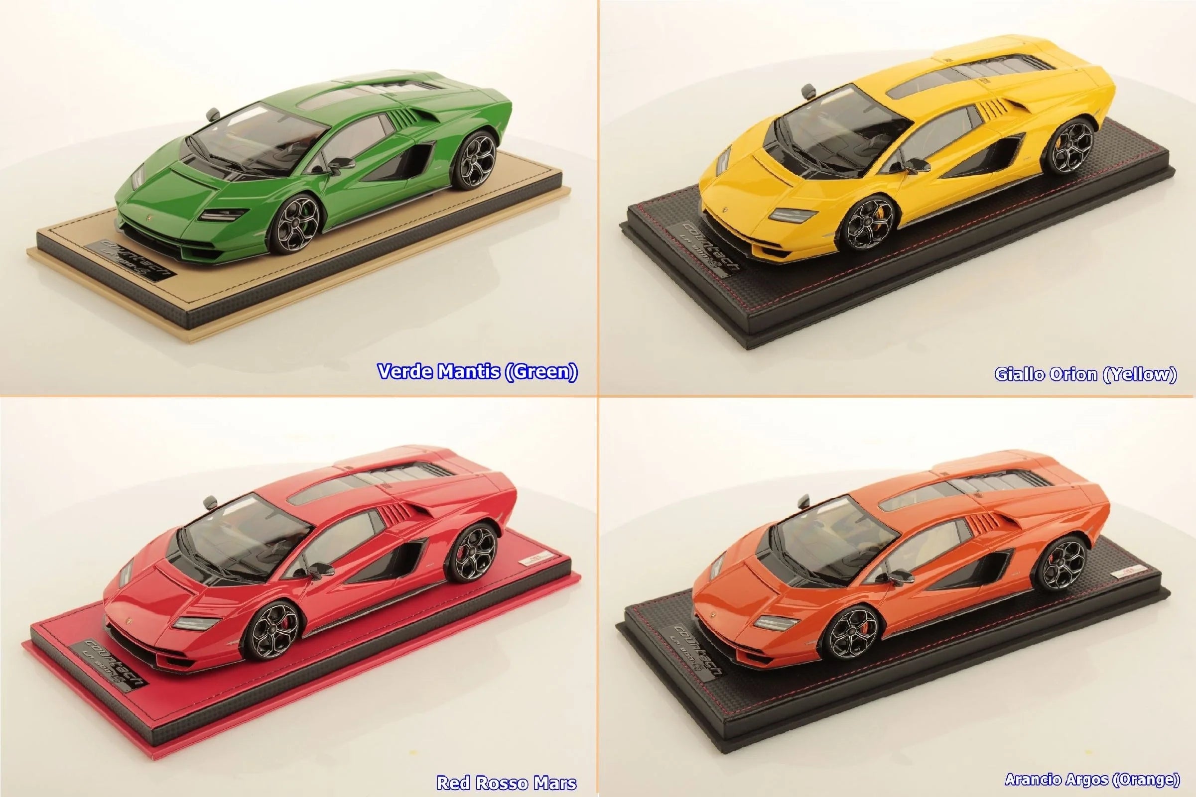 Déstockage MR Lamborghini Countach LPI 800-4 (Différentes couleurs) - Limité à 149 pièces