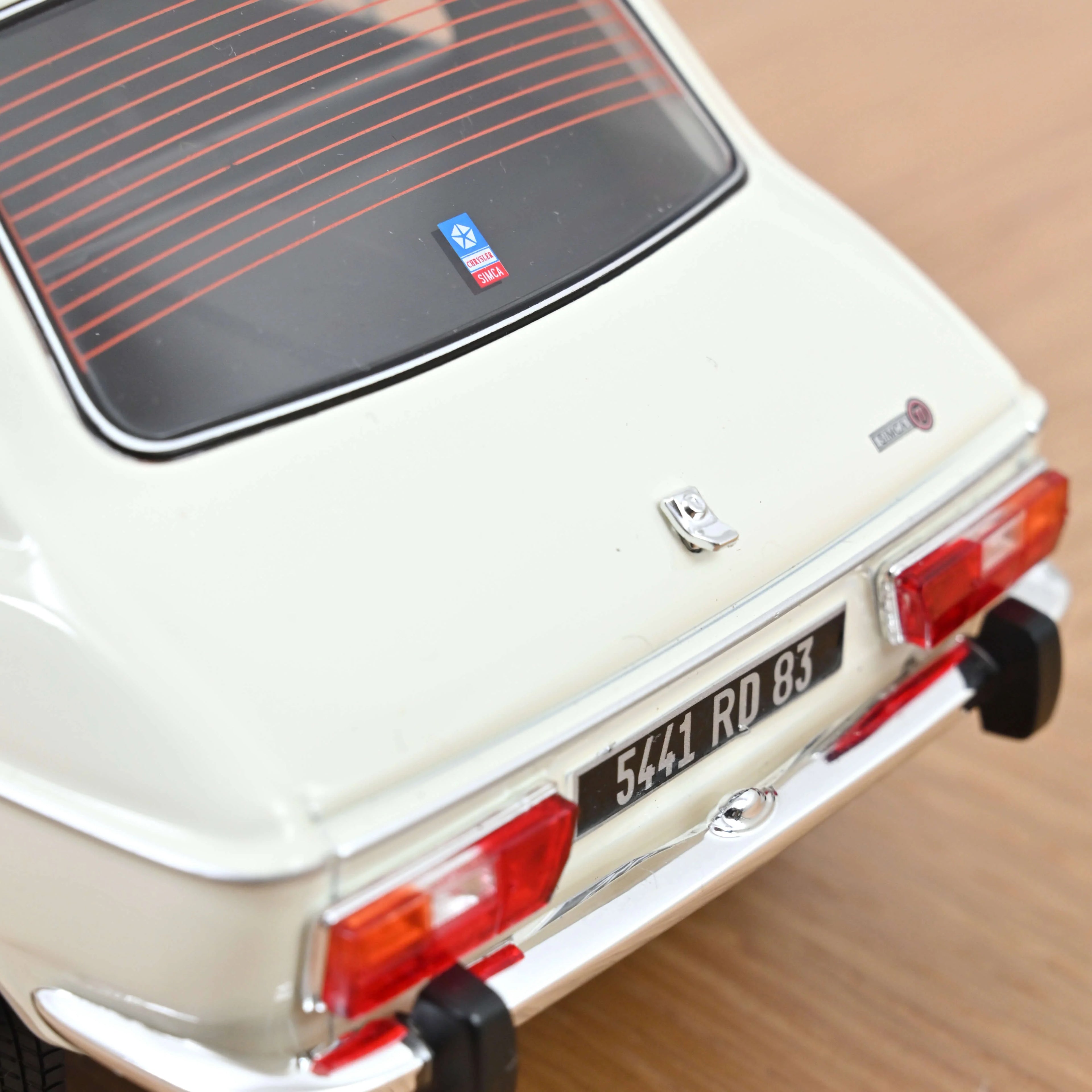Simca 1100 Ti 1975 Tacoma White 1:18 - 300pcs