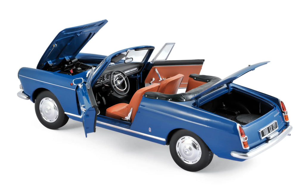Peugeot 404 Convertible 1967 Mendoza Blue 1:18