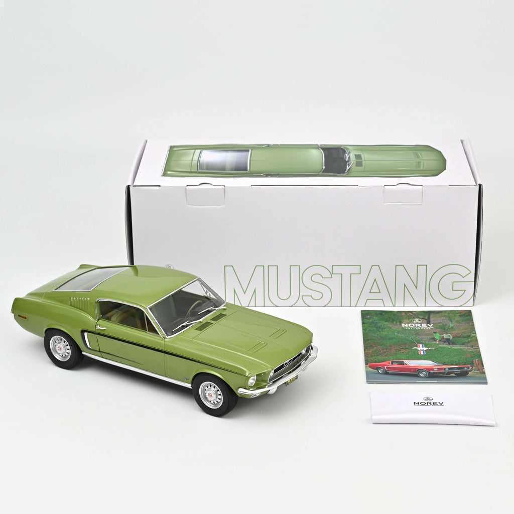 Ford Mustang Fastback GT 1968 Lime Gold metallic 1:12