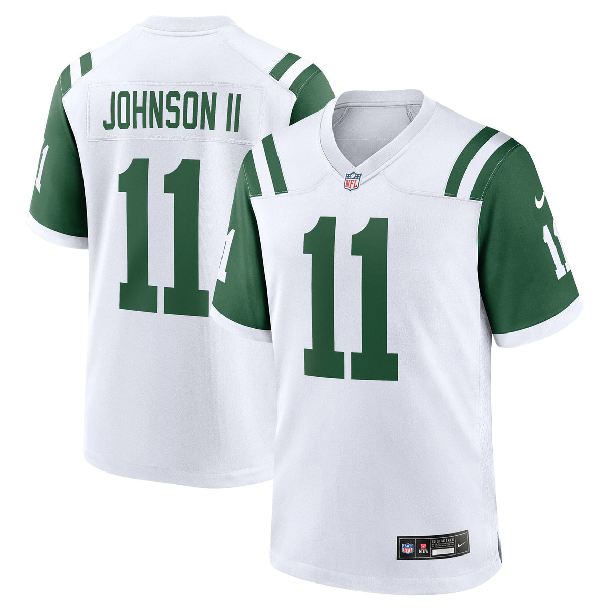 Jermaine Johnson II New York Jets Nike Classic Alternate Game Jersey - White