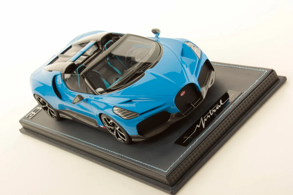 MR Bugatti W16 Mistral Gelb, Blau - Limitiert auf 99 Stück AUF LAGER
