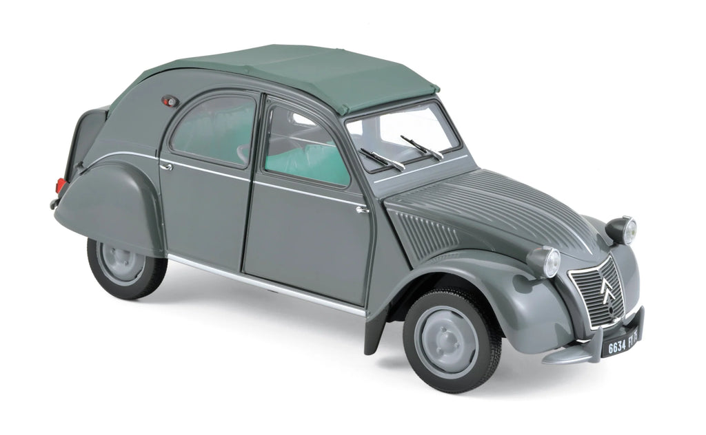 Citroën 2CV AZL Malle Bombée 1957 Grey 1:18