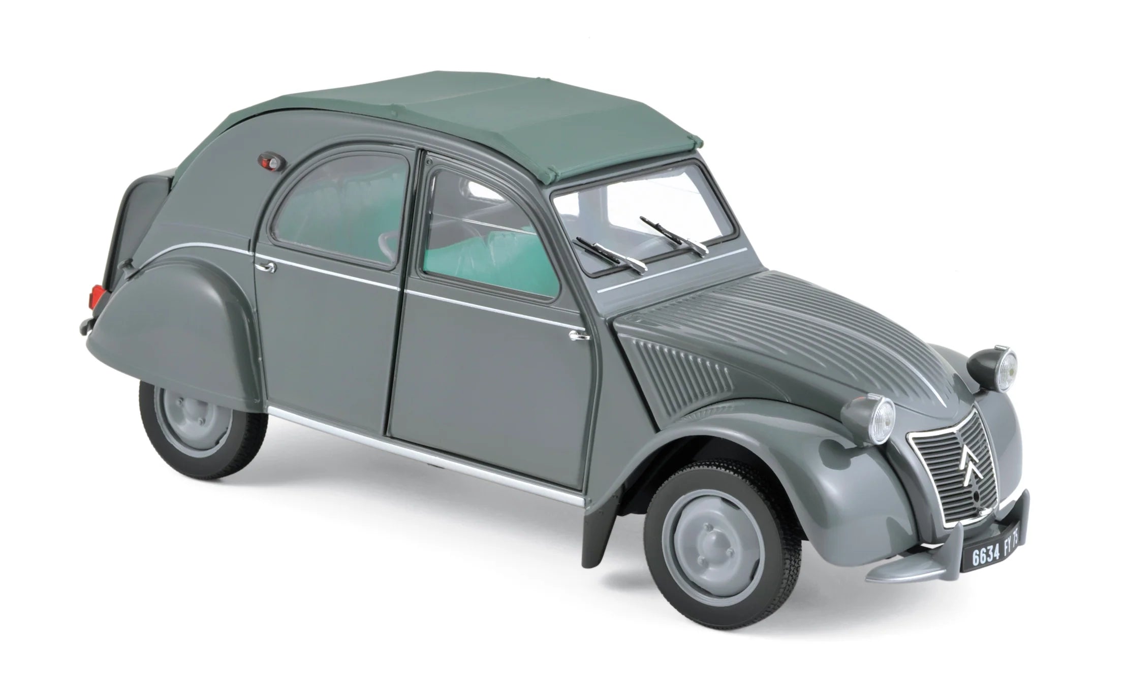 Citroën 2CV AZL Malle Bombée 1957 Grey 1:18