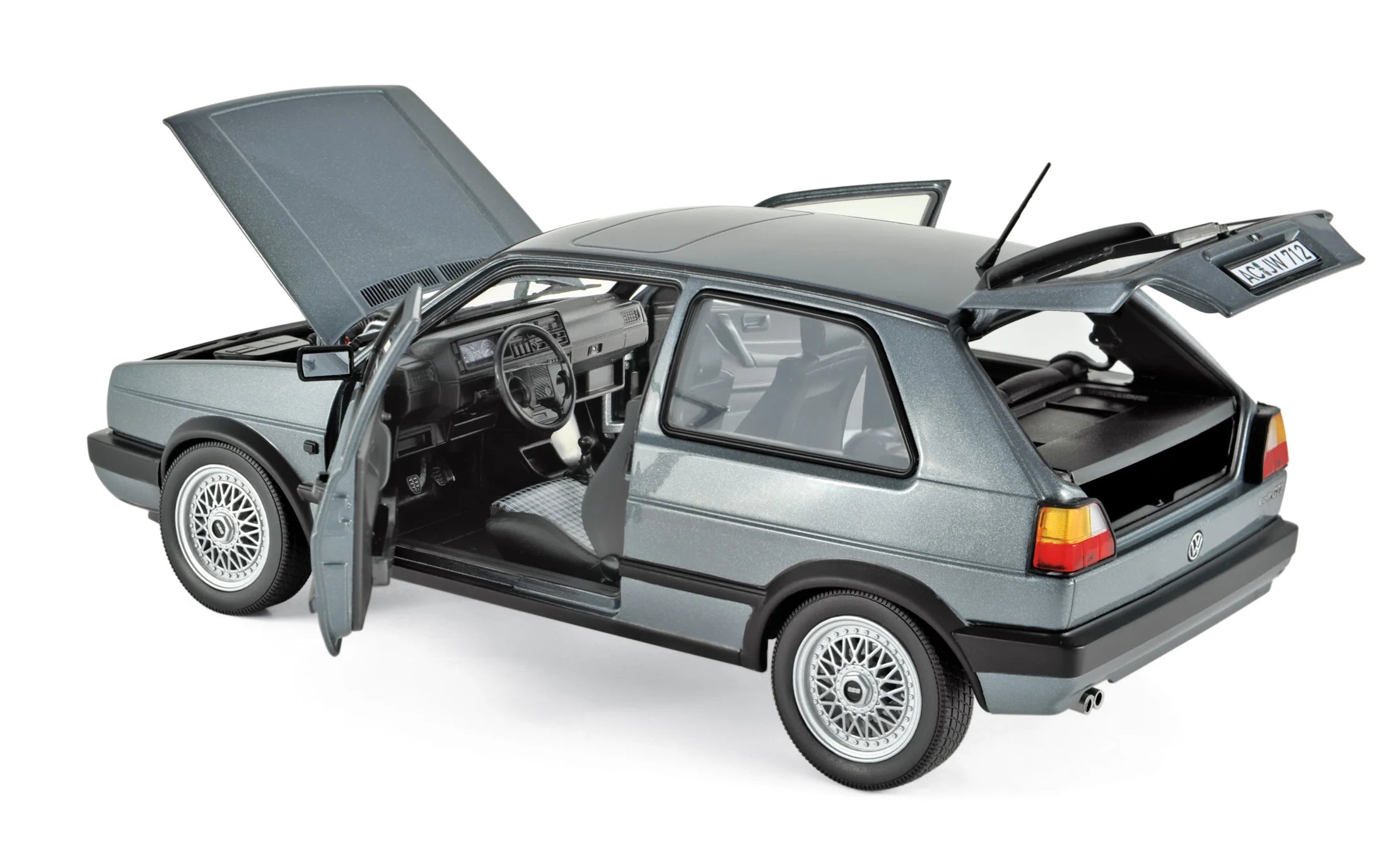 VW Golf GTI 1990 Grey metallic 1:18