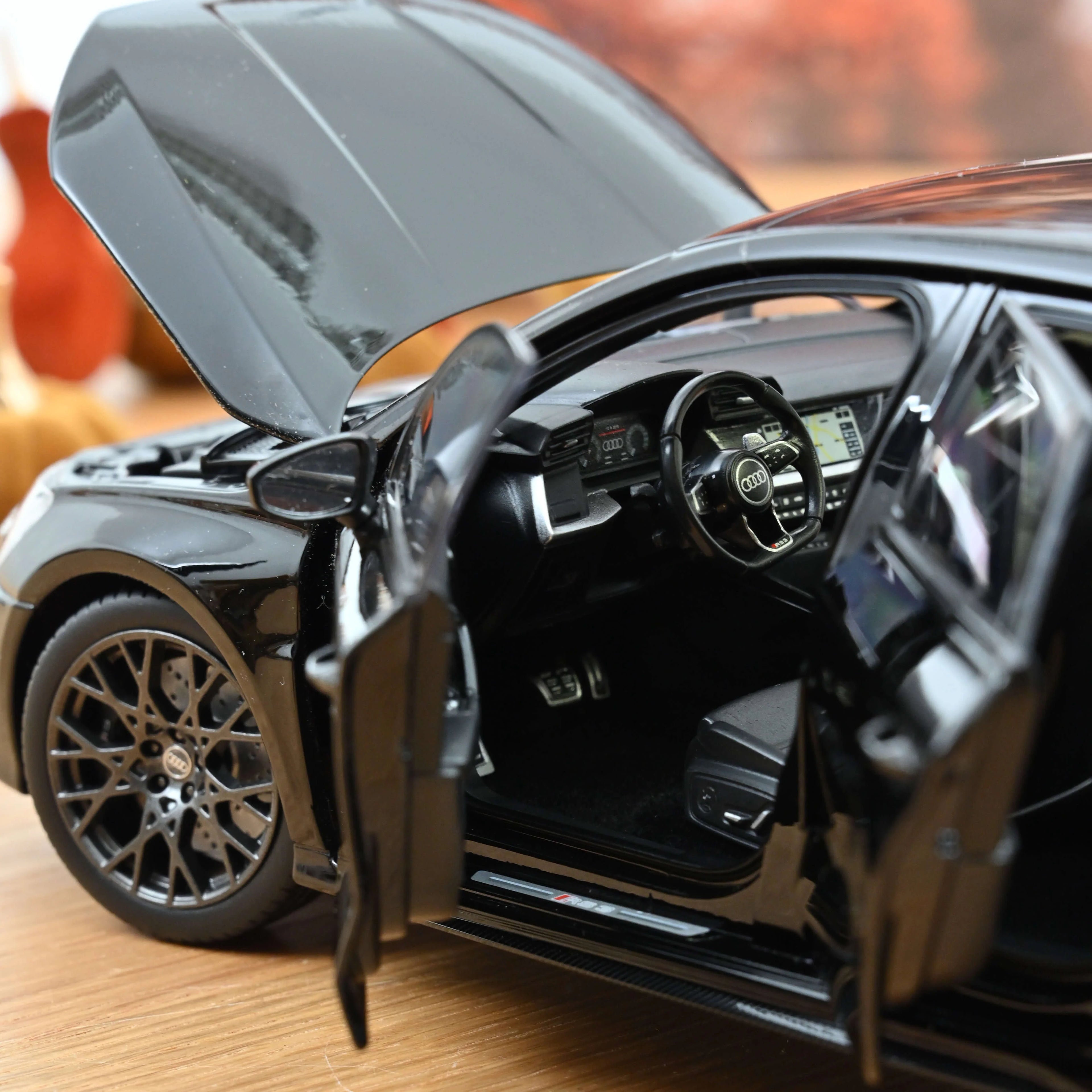 Audi RS 3 2025 Myth Black 1:18