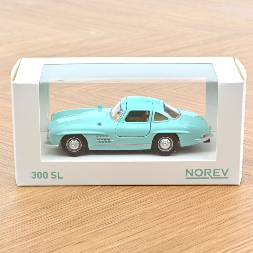 Mercedes Benz 300SL 1955 Bleu Jet-car 1:43
