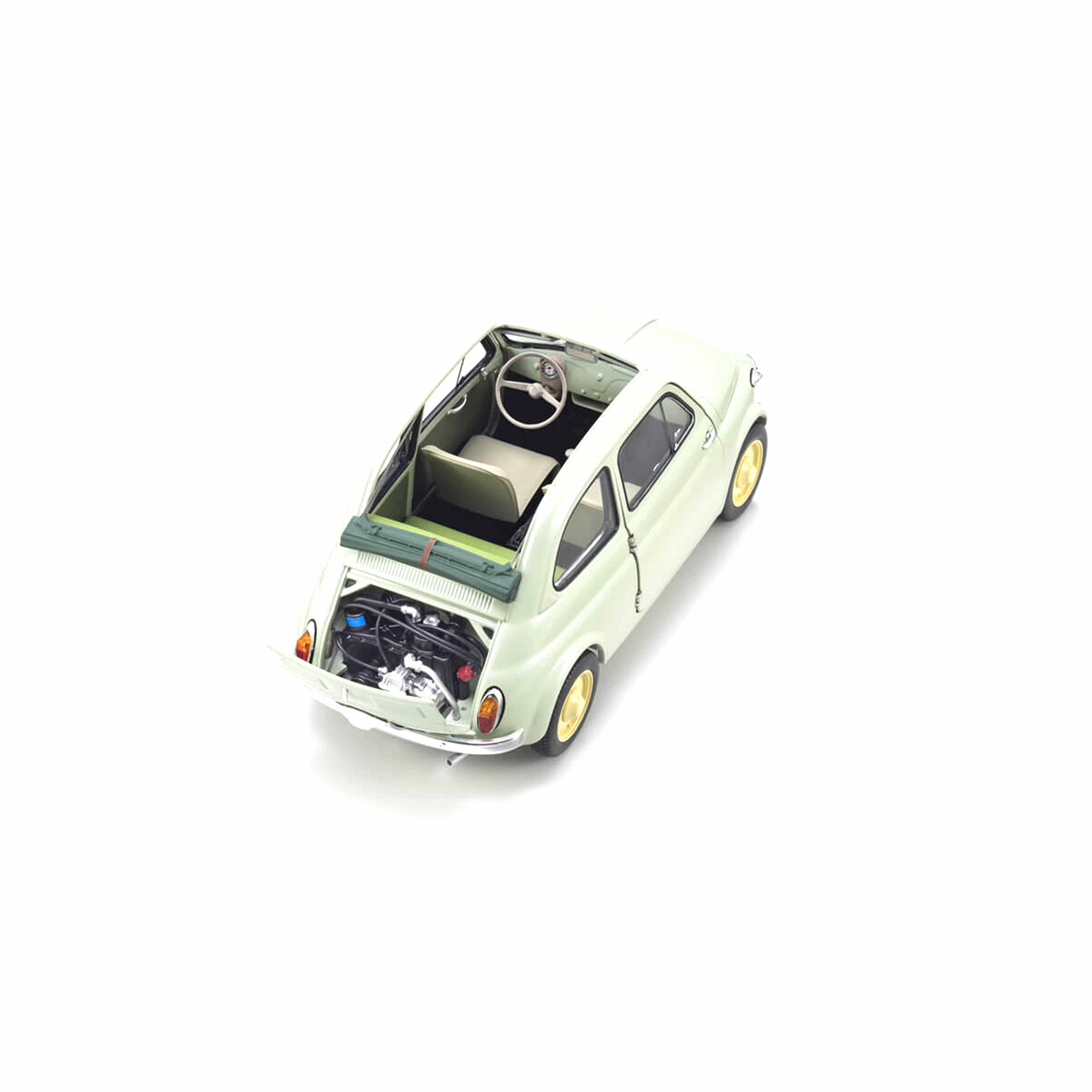 Fiat Nuova 500 Green Clear 1:18
