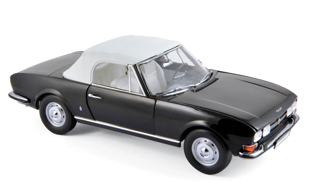 Peugeot 504 Cabriolet 1971 Schwarz 1:18