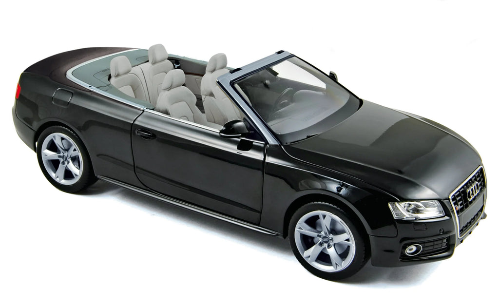 Audi A5 Cabriolet 2009 Noir Brillant 1:18