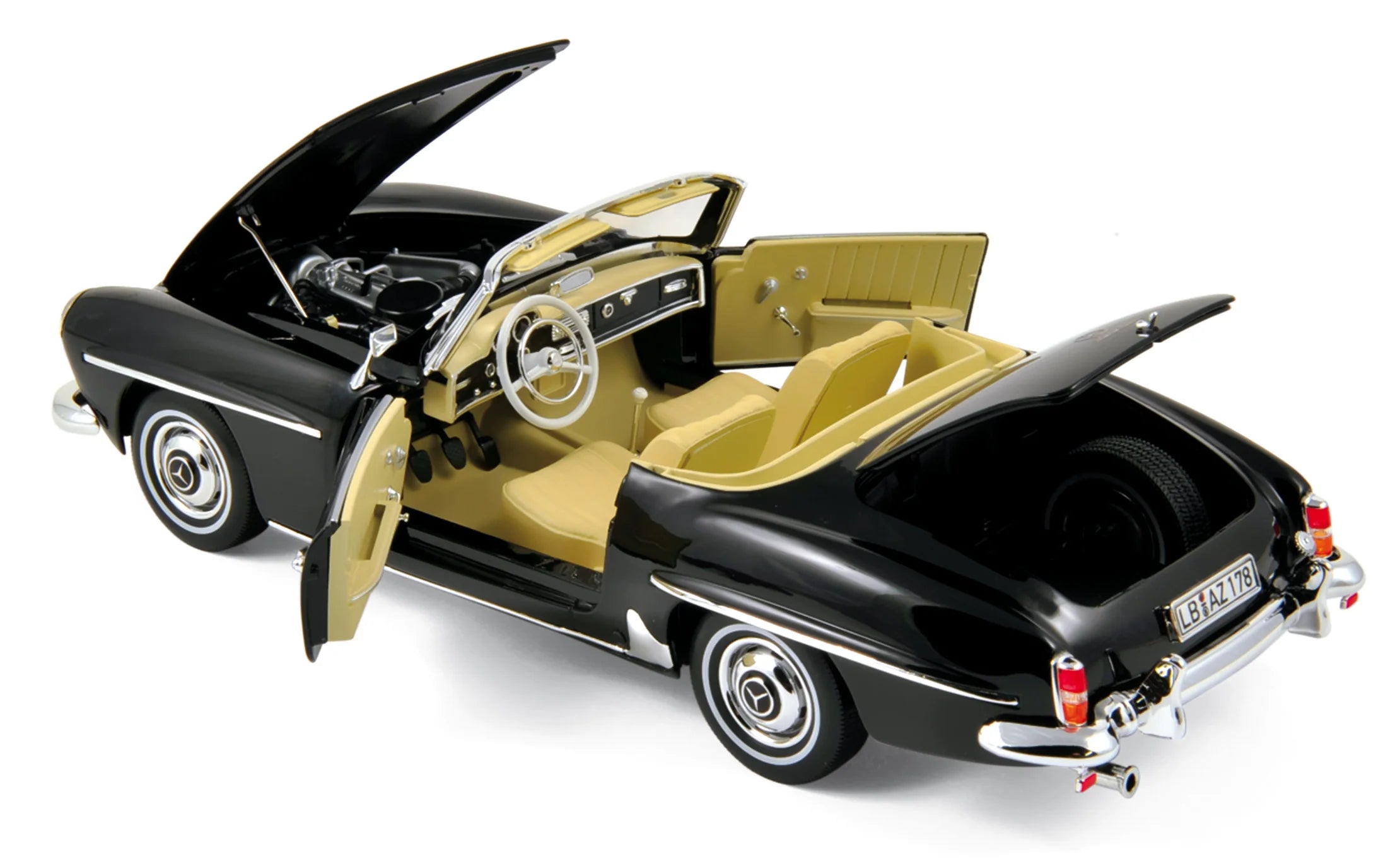 Mercedes-Benz 190 SL 1957 Black 1:18