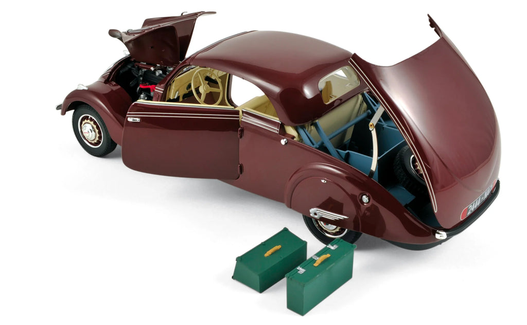 Peugeot 402 Eclipse 1937 Bordeauxrot 1:18