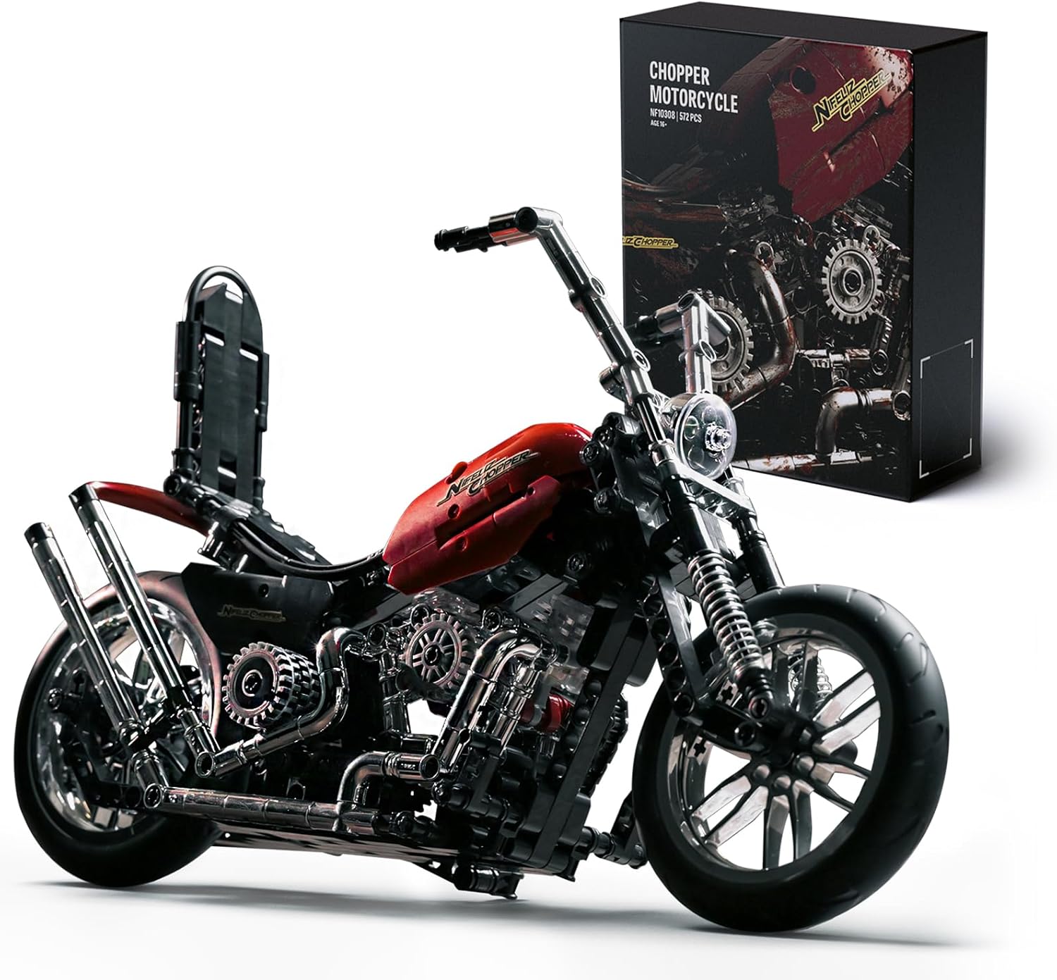 Nifeliz Chopper Motorcycle (572 PCS, NF10308)