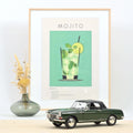 Peugeot 404 Convertible 1967 Antique Green 1:18 - 200pcs