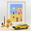 Renault 15 TL 1973 Yellow and Black 1:18 - 300pcs