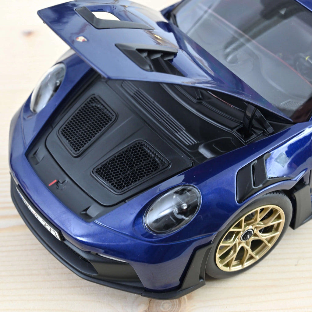Porsche 911 GT3 RS 2022 Bleu Gentiane métallisé 1:18