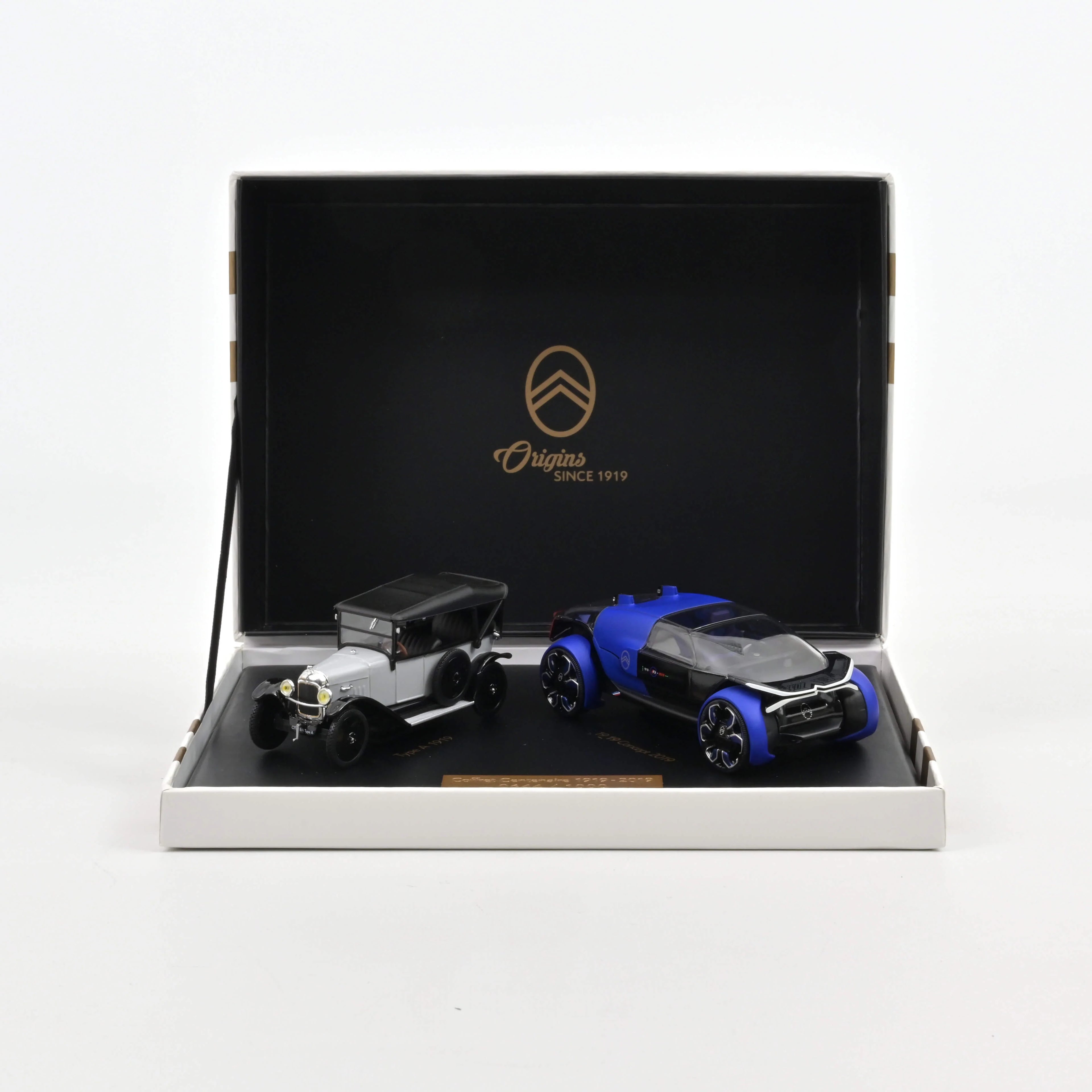 Gift box Centenary Citroën 2019: Type A + 19_19 Concept 1:43