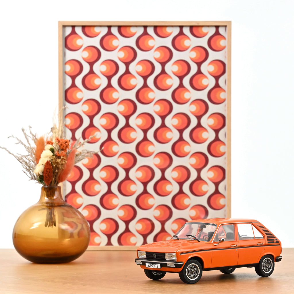 Peugeot 104 SL Sport 1979 Orange 1:18  - 104pcs