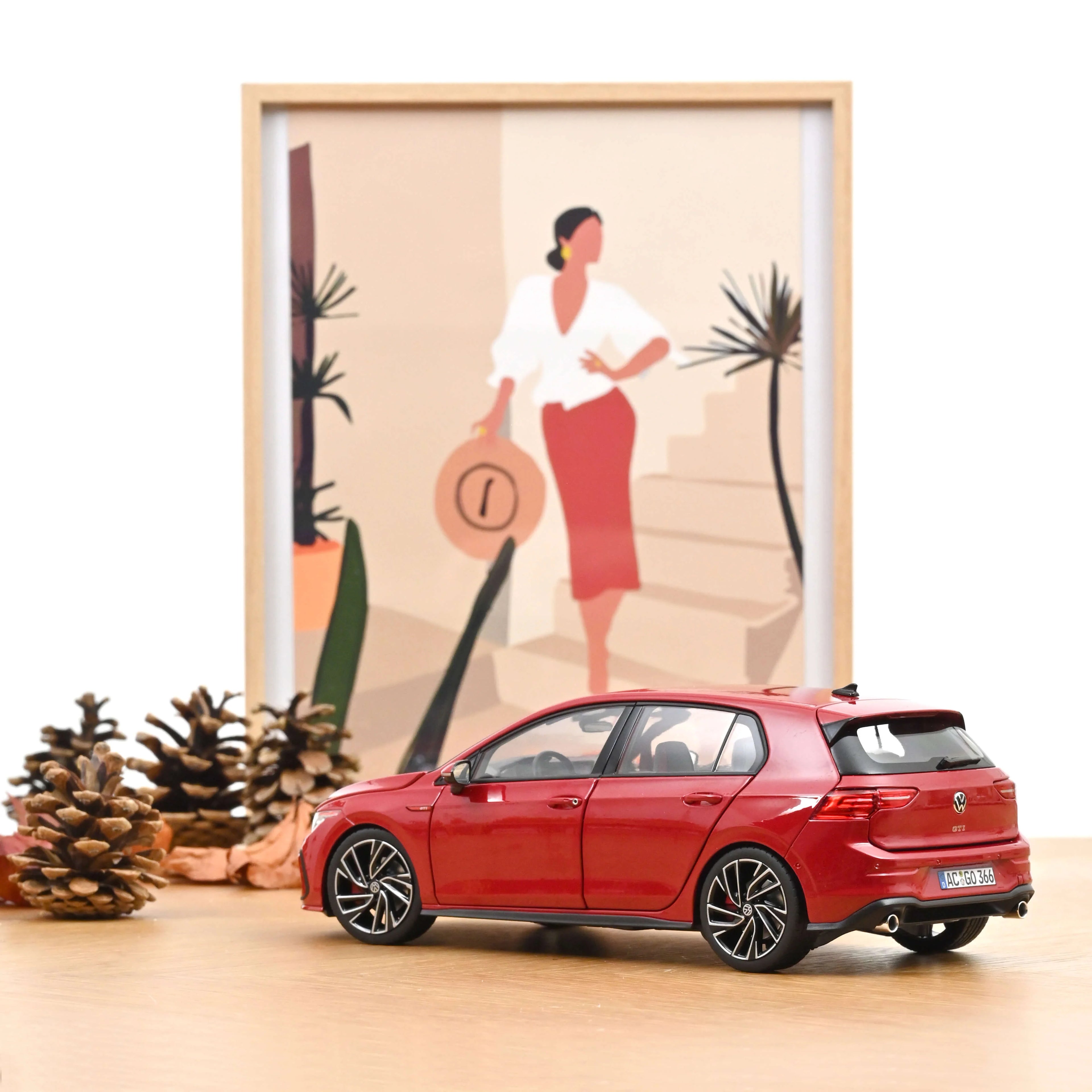 VW Golf GTI 2020 Tornado red 1:18