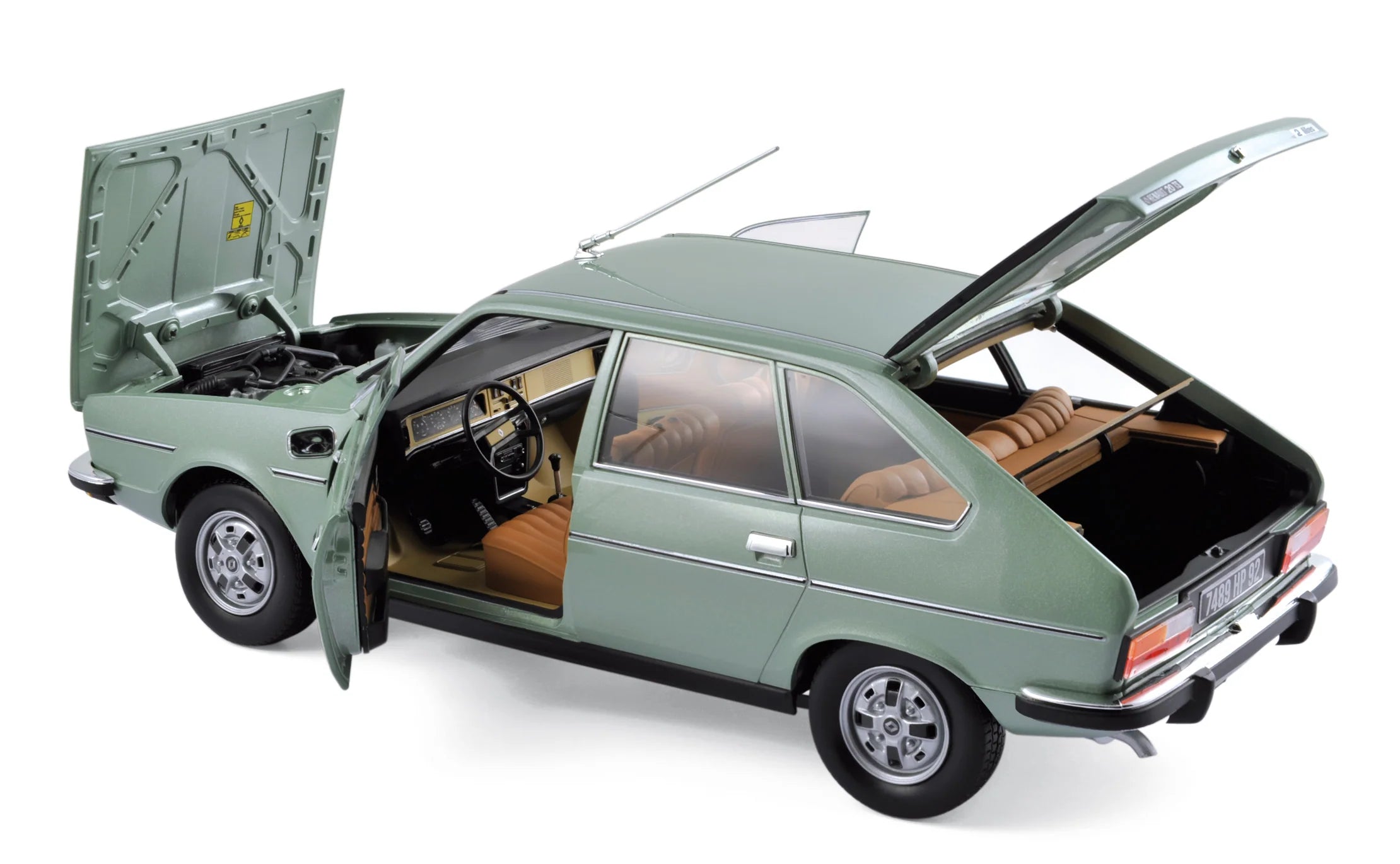 Renault 20 TS 1978 Vert Métallisé Algue 1:18